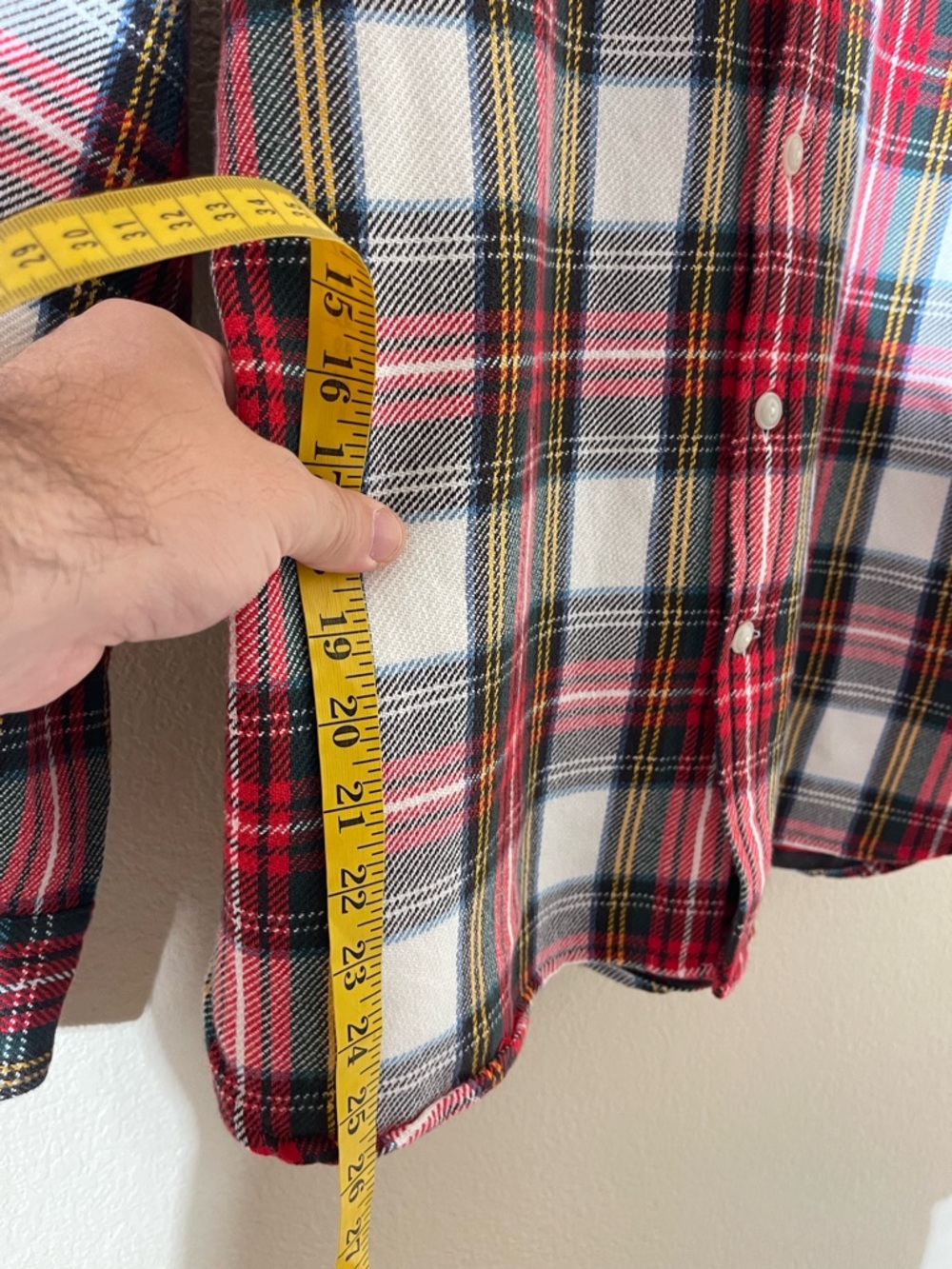 Polo Ralph Lauren Red, Black & White Plaid Relaxed Fit Shirt - Picture 8 of 8